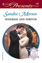 Book cover of Yesterday and Forever by Sandra Marton