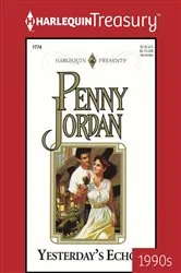 Book cover of YESTERDAY'S ECHOES by Penny Jordan