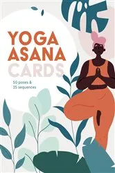 Book cover of Yoga Asana Cards by Natalie Heath