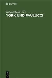 Book cover of York und Paulucci by Julius Eckardt