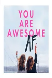 Book cover of You Are Awesome AF by Unknown