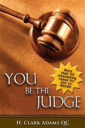 Book cover of You Be the Judge by H. Clark Adams