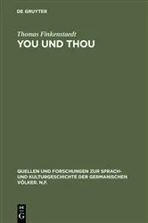 Book cover of You und thou by Thomas Finkenstaedt