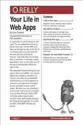 Book cover of Your Life in Web Apps by Giles Turnbull