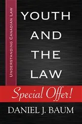 Book cover of Youth and the Law by Daniel J. Baum