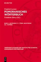Book cover of Z – žvwk. Nachträge: aa – čaprina by Friedhelm Hintze