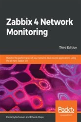 Book cover of Zabbix 4 Network Monitoring (3rd ed.) by Patrik Uytterhoeven