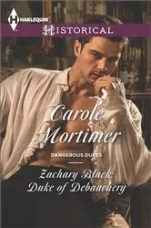 Book cover of Zachary Black: Duke of Debauchery by Carole Mortimer