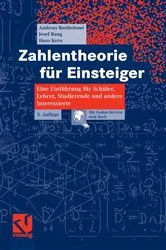 Book cover of Zahlentheorie für Einsteiger (5th ed.) by Andreas Bartholome