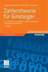 Book cover of Zahlentheorie für Einsteiger (7th ed.) by Andreas Bartholome