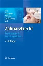 Book cover of Zahnarztrecht (2nd ed.) by U. Alte Brosthaus