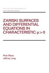 Book cover of Zariski Surfaces and Differential Equations in Characteristic P < O by Unknown