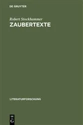 Book cover of Zaubertexte by Robert Stockhammer