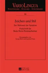 Book cover of Zeichen und Stil by Edgar Radtke