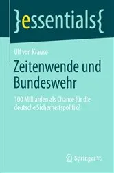 Book cover of Zeitenwende und Bundeswehr by Ulf von Krause