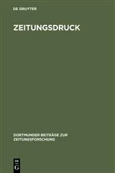 Book cover of Zeitungsdruck by Unknown