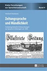 Book cover of Zeitungssprache und Muendlichkeit by Michael Elmentaler