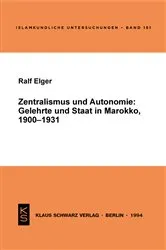 Book cover of Zentralismus und Autonomie by Ralf Elger