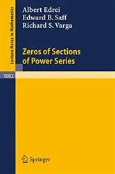 Book cover of Zeros of Sections of Power Series by A. Edrei
