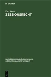 Book cover of Zessionsrecht by Karl Arndt