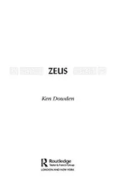 Book cover of Zeus by Ken Dowden