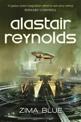 Book cover of Zima Blue by Alastair Reynolds