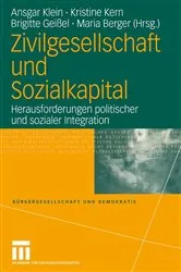 Book cover of Zivilgesellschaft und Sozialkapital by Unknown