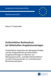 Book cover of Zivilrechtlicher Rechtsschutz bei fehlerhaften Angebotsunterlagen by Rassul Khalilzadeh