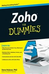Book cover of Zoho For Dummies by Steve Holzner