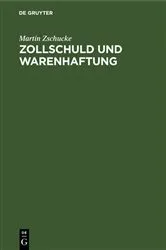 Book cover of Zollschuld und Warenhaftung by Unknown