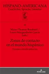 Book cover of Zonas de contacto en el mundo hispánico by Elmar Eggert