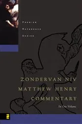 Book cover of Zondervan NIV Matthew Henry Commentary by Matthew Henry