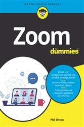 Book cover of Zoom für Dummies by Phil Simon