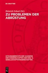 Book cover of Zu Problemen der Abrüstung by Heinrich Scheel