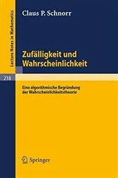 Book cover of Zufälligkeit und Wahrscheinlichkeit by Claus P. Schnorr