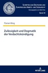 Book cover of Zulaessigkeit und Dogmatik der Verdachtskuendigung by Ulrich Preis