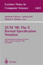 Book cover of ZUM '98: The Z Formal Specification Notation by Jonathan P. Bowen