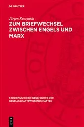 Book cover of Zum Briefwechsel zwischen Engels und Marx by Jürgen Kuczynski
