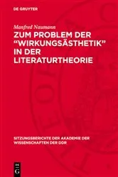 Book cover of Zum Problem der „Wirkungsästhetik“ in der Literaturtheorie by Manfred Naumann