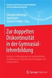 Book cover of Zur doppelten Diskontinuität in der Gymnasiallehrerbildung by Christoph Ableitinger