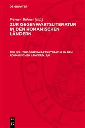 Book cover of Zur Gegenwartsliteratur in den romanischen Ländern. Teil 3/4 by Unknown