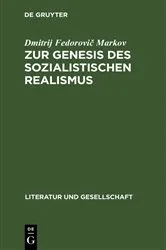 Book cover of Zur Genesis des sozialistischen Realismus by Dmitrij Fedorovič Markov