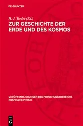 Book cover of Zur Geschichte der Erde und des Kosmos by H.-J. Treder