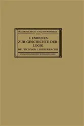 Book cover of Zur Geschichte der Logik by Federigo Enriques