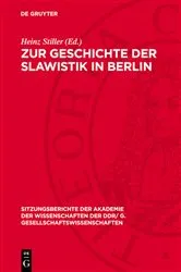 Book cover of Zur Geschichte der Slawistik in Berlin by Heinz Stiller