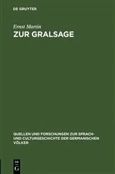 Book cover of Zur Gralsage by Ernst Martin