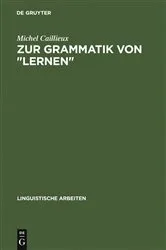 Book cover of Zur Grammatik von 