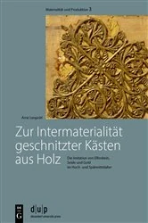 Book cover of Zur Intermaterialität geschnitzter Kästen aus Holz by Arne Leopold