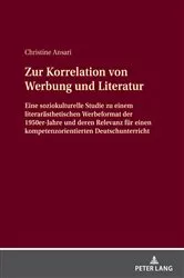 Book cover of Zur Korrelation von Werbung und Literatur by Christine Ansari
