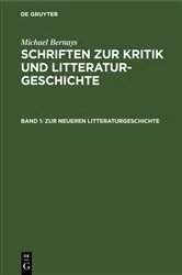 Book cover of Zur neueren Litteraturgeschichte by Unknown